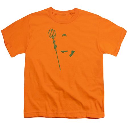 Aquaman Kids Shirt Faceless Orange T-Shirt