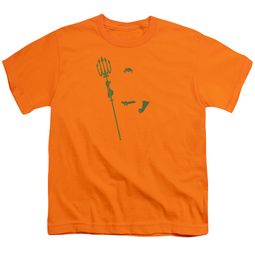 Aquaman Kids Shirt Faceless Orange T-Shirt
