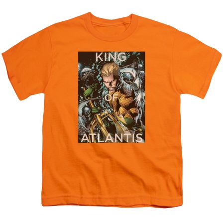 Aquaman Kids Shirt King Of Atlantis Orange T-Shirt