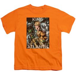 Aquaman Kids Shirt King Of Atlantis Orange T-Shirt