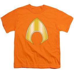 Aquaman Kids Shirt Logo Orange T-Shirt