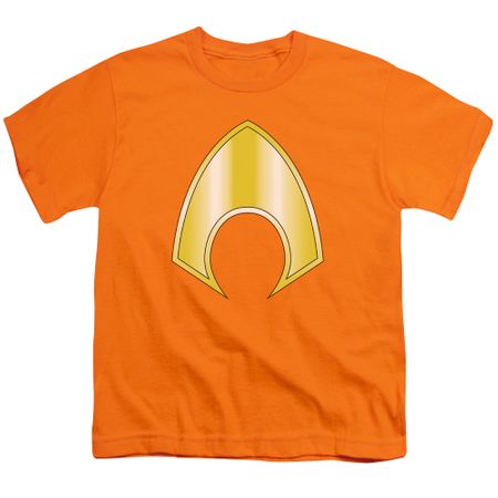 Aquaman Kids Shirt Logo Orange T-Shirt