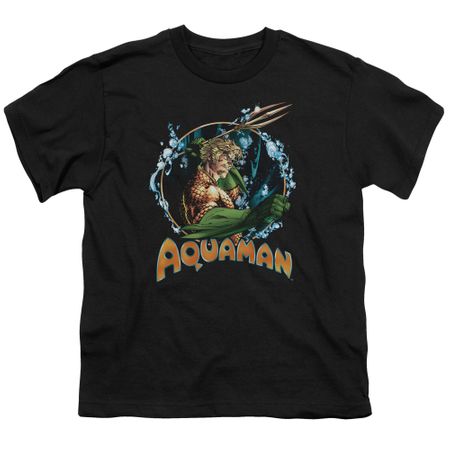 Aquaman Kids Shirt Ruler Of The Seas Black T-Shirt