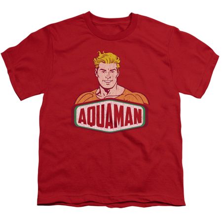 Aquaman Kids Shirt Sign Red T-Shirt