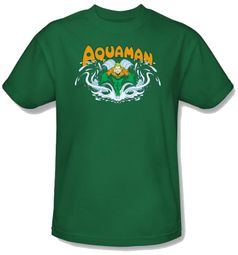 Aquaman Kids T-shirt - Aquaman Splash Kelly Green Youth
