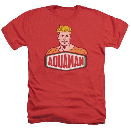 Aquaman Shirt Sign Heather Red T-Shirt