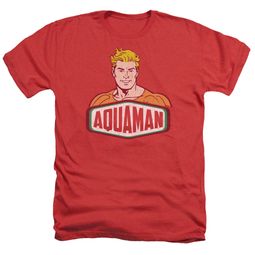 Aquaman Shirt Sign Heather Red T-Shirt Aquaman Shirt Sign Heather Red T-Shirt