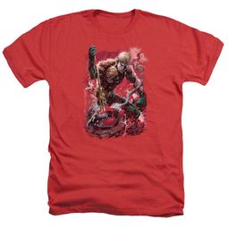 Aquaman Shirt Stabbed Heather Red T-Shirt Aquaman Shirt Stabbed Heather Red T-Shirt