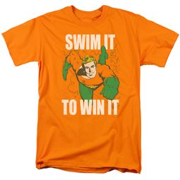 Aquaman Shirt Swim It Orange T-Shirt