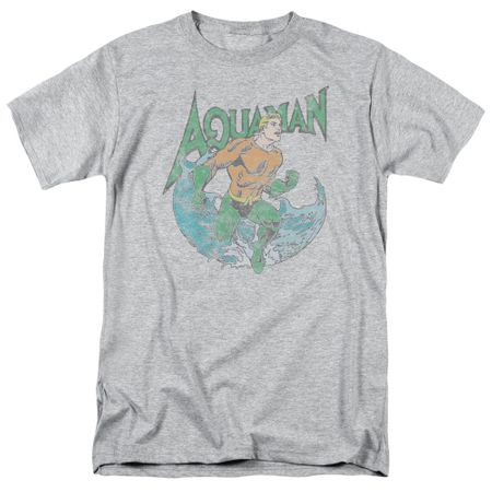 Aquaman Shirt Wave Athletic Heather T-Shirt