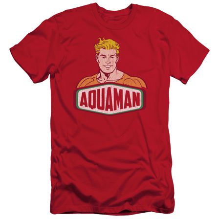 Aquaman Slim Fit Shirt Sign Red T-Shirt
