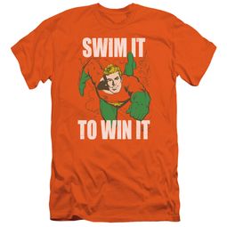 Aquaman Slim Fit Shirt Swim It Orange T-Shirt