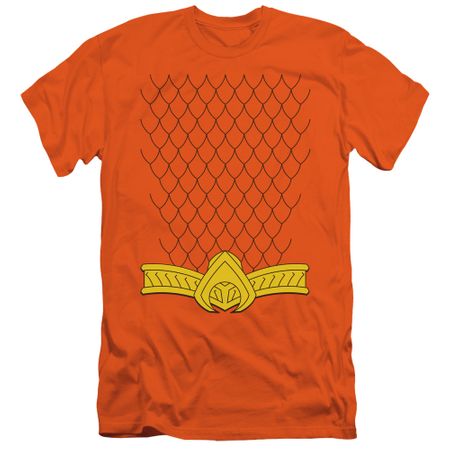 Aquaman Slim Fit Shirt Uniform Orange T-Shirt