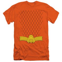 Aquaman Slim Fit Shirt Uniform Orange T-Shirt