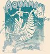 Aquaman T-shirt - Catch A Wave DC Comics Adult Cream Tee