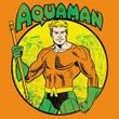 Aquaman T-shirt - DC Comics Superhero Adult Orange Tee