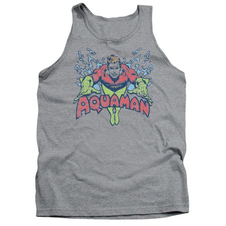 Aquaman Tank Top Splish Splash Athletic Heather Tanktop