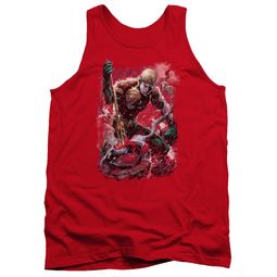 Aquaman Tank Top Stabbed Red Tanktop Aquaman Tank Top Stabbed Red Tanktop