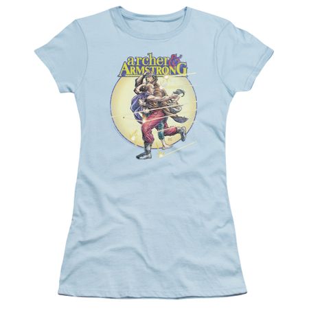Archer & Armstrong Juniors Shirt Carried Away Light Blue T-Shirt