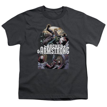 Archer & Armstrong Kids Shirt Dropping In Charcoal T-Shirt
