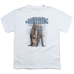 Archer & Armstrong Kids Shirt Stare Down White T-Shirt