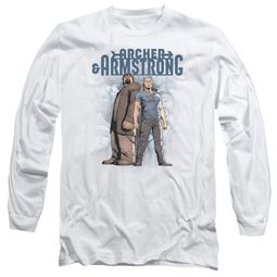Archer & Armstrong Long Sleeve Shirt Stare Down White Tee T-Shirt