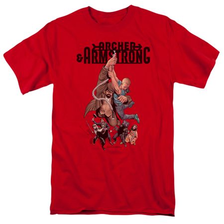 Archer & Armstrong Shirt Hang On Red T-Shirt