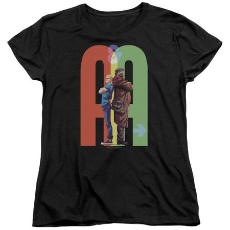 Archer & Armstrong Womens Shirt Back To Back Black T-Shirt