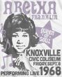 Aretha Franklin Live in Knoxville TN T-shirt - White