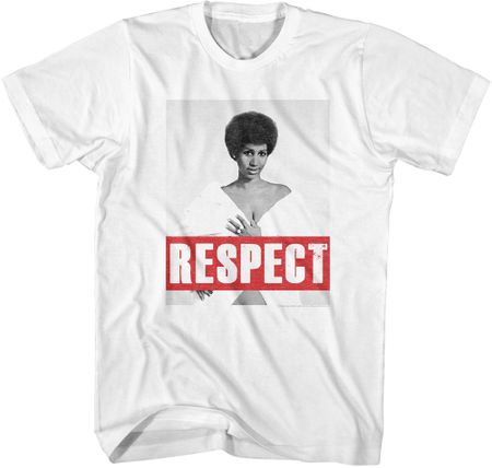 Aretha Franklin Respect Men's T-shirt - White