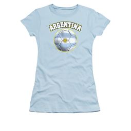 Argentina Soccer Futbol Shirt Juniors Light Blue Tee T-Shirt