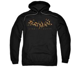 Arkham Knight Hoodie Flame Logo Black Sweatshirt Hoody