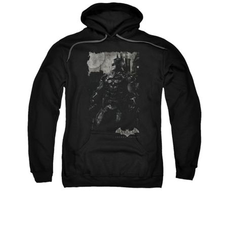 Arkham Knight Hoodie Grey Photo Black Sweatshirt Hoody