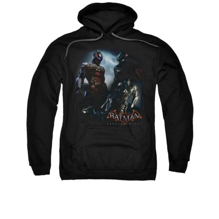 Arkham Knight Hoodie Two Fighters Black Sweatshirt Hoody