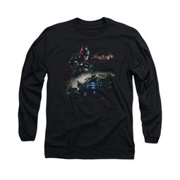 Arkham Knight Shirt Car Long Sleeve Black Tee T-Shirt