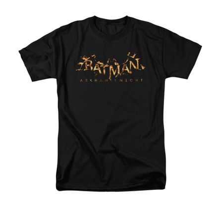 Arkham Knight Shirt Flame Logo Black T-Shirt