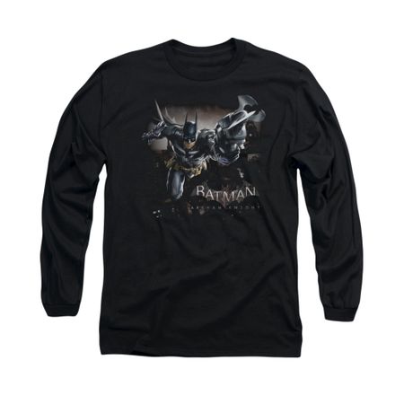 Arkham Knight Shirt Grapple Gun Long Sleeve Black Tee T-Shirt