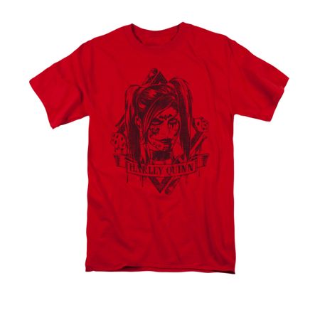 Arkham Knight Shirt Harley Diamond Red T-Shirt