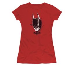 Arkham Knight Shirt Juniors Bat Mask Red T-Shirt