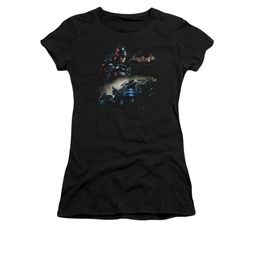 Arkham Knight Shirt Juniors Car Black T-Shirt