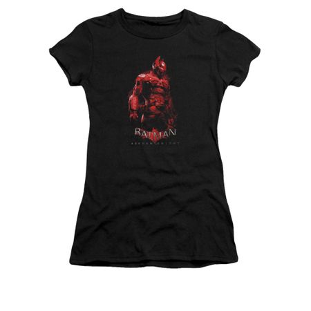 Arkham Knight Shirt Juniors Red Suit Black T-Shirt