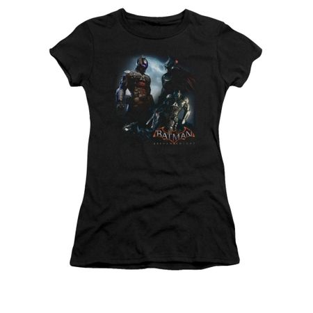 Arkham Knight Shirt Juniors Two Fighters Black T-Shirt