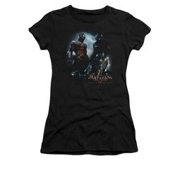 Arkham Knight Shirt Juniors Two Fighters Black T-Shirt