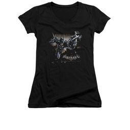 Arkham Knight Shirt Juniors V Neck Grapple Gun Black T-Shirt Arkham Knight Shirt Juniors V Neck Grapple Gun Black T-Shirt