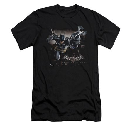 Arkham Knight Shirt Slim Fit Grapple Gun Black T-Shirt