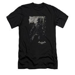 Arkham Knight Shirt Slim Fit Grey Photo Black T-Shirt Arkham Knight Shirt Slim Fit Grey Photo Black T-Shirt