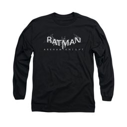 Arkham Knight Shirt Splintered Logo Long Sleeve Black Tee T-Shirt