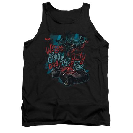 Arkham Knight Shirt Tank Top City Of Fear Black Tanktop
