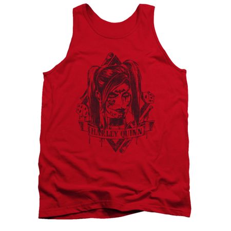 Arkham Knight Shirt Tank Top Harley Diamond Red Tanktop