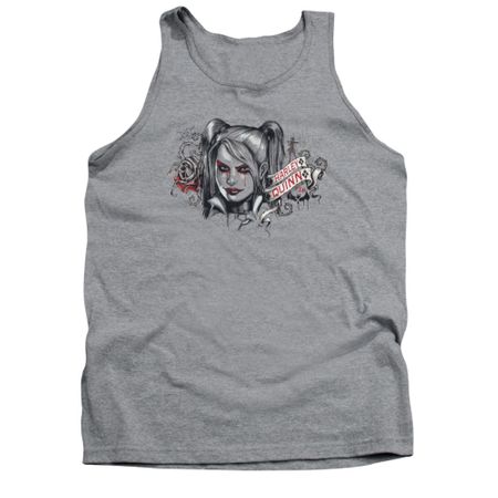 Arkham Knight Shirt Tank Top Harley RIP Athletic Heather Tanktop
